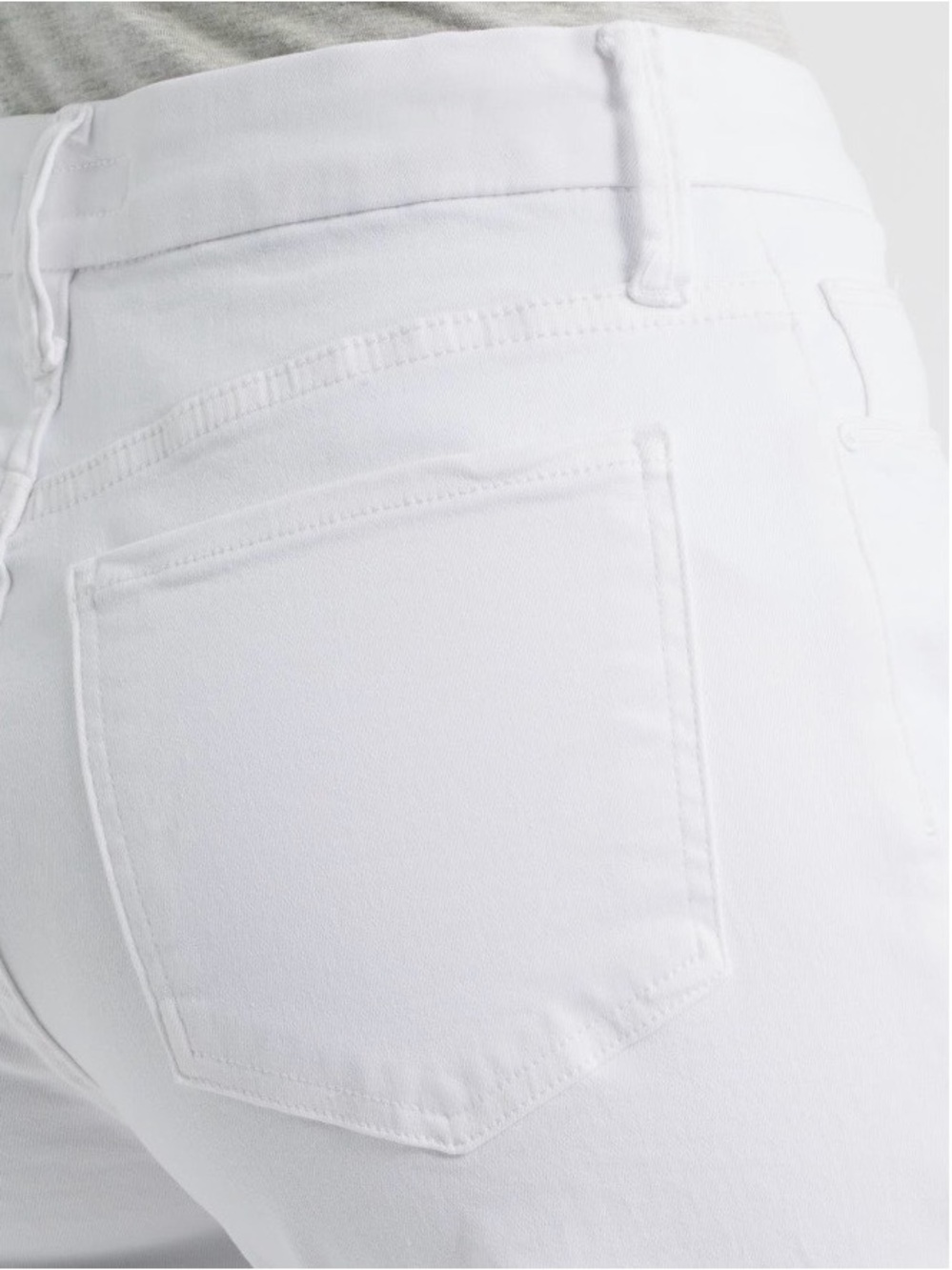 KUT From The Kloth Meg Fab Ab Wide Leg Jeans Womens 10 White High Rise Raw Hem - Picture 4 of 14